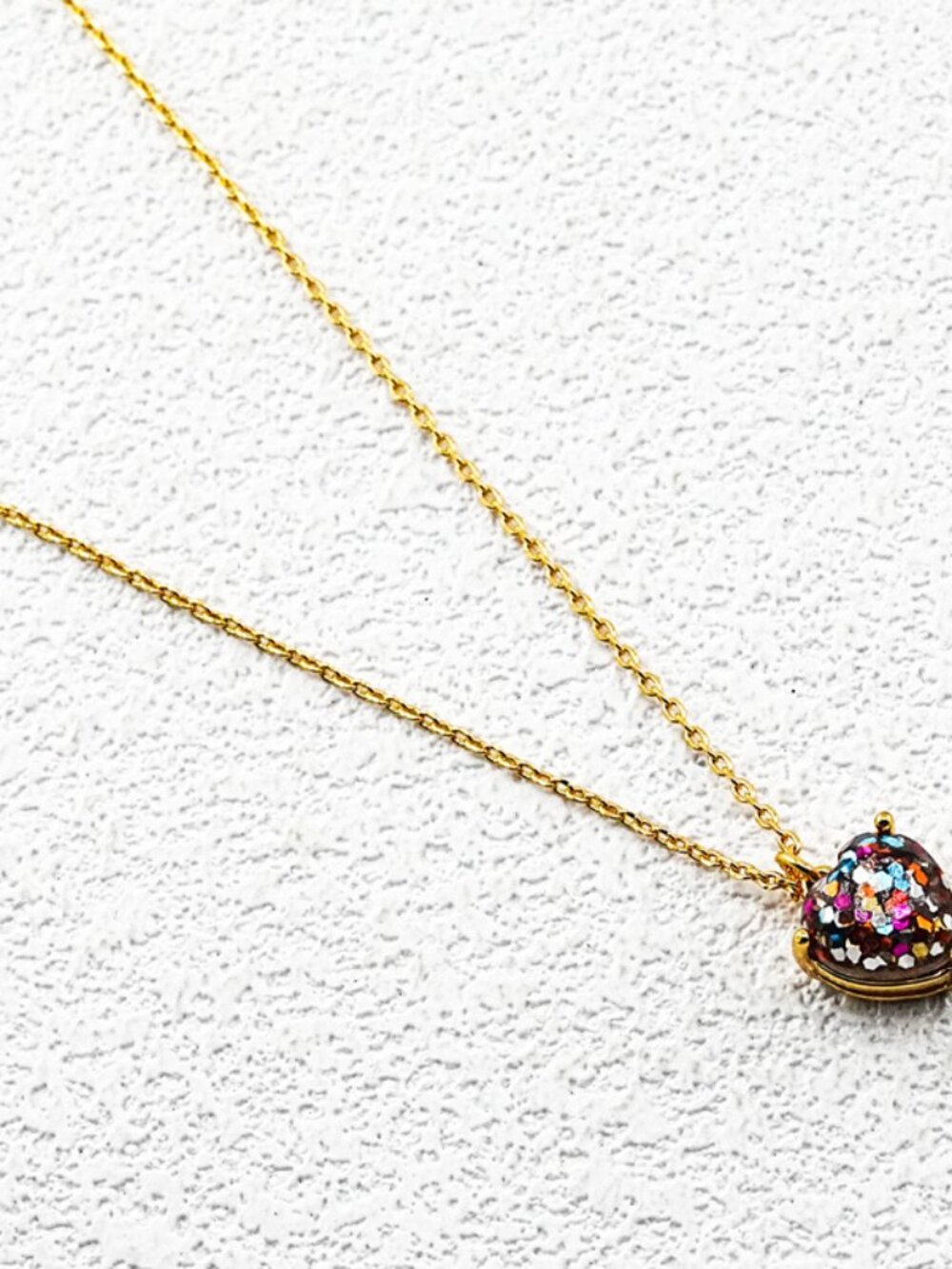 Kate Spade Crystal Heart Necklace